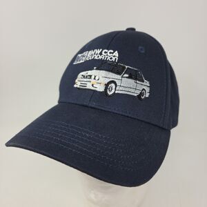 BMW CCA Car Hat Cap One Size Blue Drive Embroidered Mens Adjustable